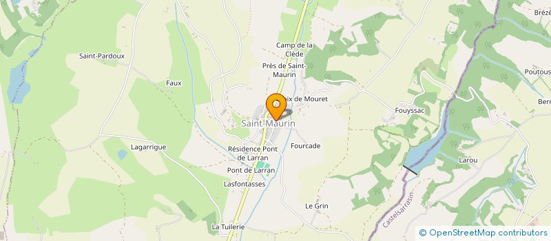 localisation de l'entreprise FRIMAS à SAINT-MAURIN