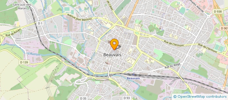 localisation de l'entreprise FRIMAT S.A.R.L. à BEAUVAIS