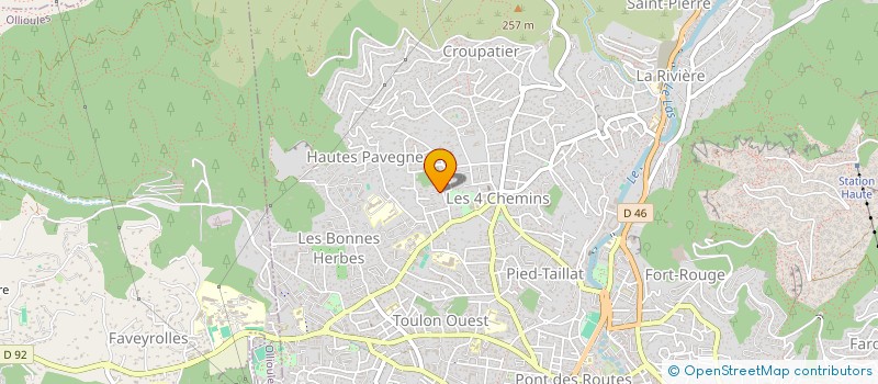 localisation de l'entreprise FRIMAU  TOULON