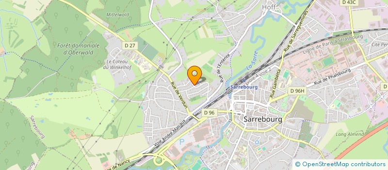 localisation de l'entreprise FRIMBOLLO à SARREBOURG