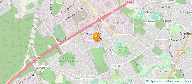 localisation de l'entreprise FRIMECA  CANEJAN