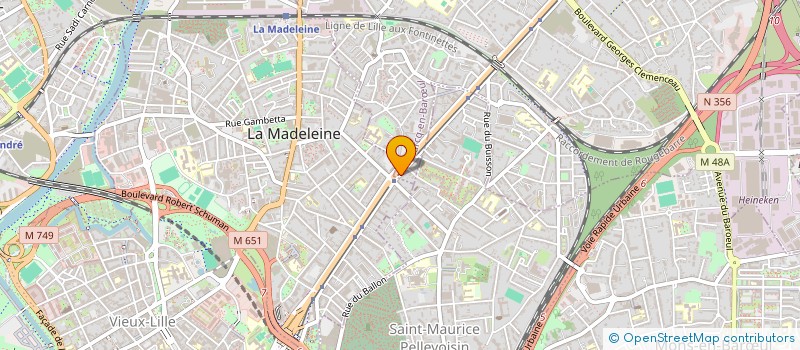 localisation de l'entreprise FRIMON  MARCQ-EN-BARUL