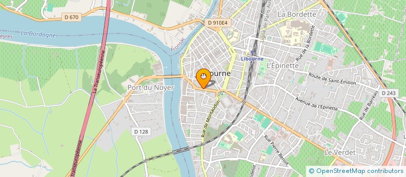 localisation de l'entreprise FRIMONDI SA à LIBOURNE