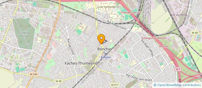 localisation de l'entreprise FRIMOUSSE à RONCHIN