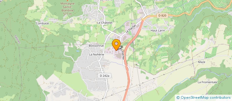 localisation de l'entreprise FRIMOUSSE à PEAUGRES
