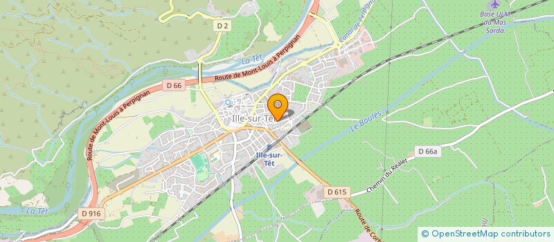 localisation de l'entreprise FRIMOUSSE  LE PETIT ANE CATALAN   ILLE SUR TET