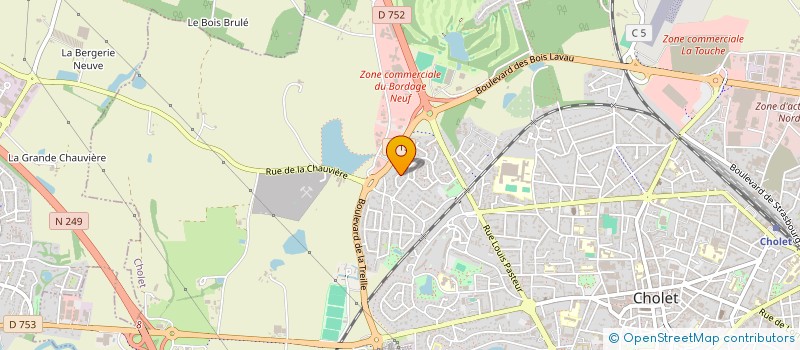 localisation de l'entreprise FRIMOUSSES EN EVEIL à CHOLET