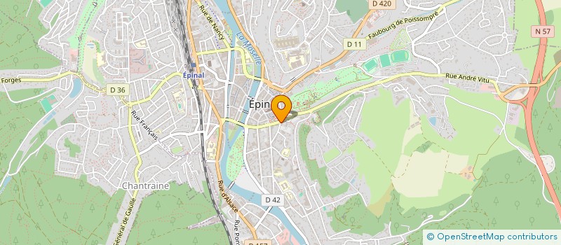 localisation de l'entreprise FRIMOVSSE  EPINAL