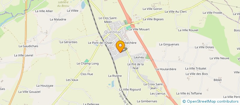 localisation de l'entreprise FRINQUARD QUENTIN TRANSPORTS à QUEDILLAC