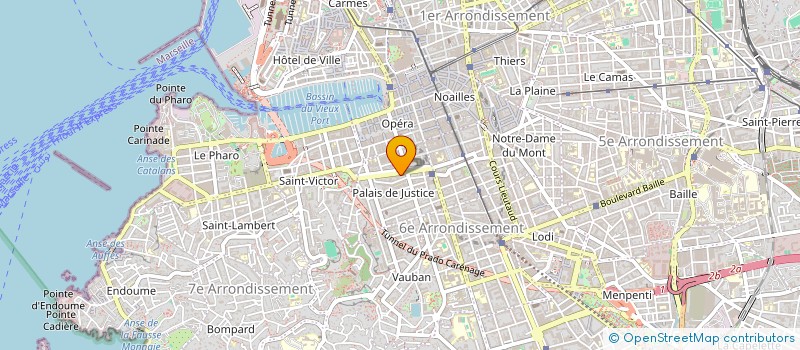 localisation de l'entreprise FRINVEST  MARSEILLE
