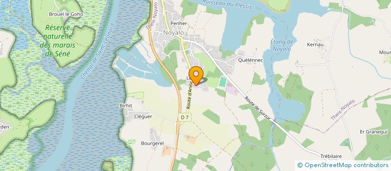 localisation de l'entreprise FRIO INVEST  THEIX-NOYALO