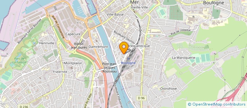 localisation de l'entreprise FRIOCOURT IMMOBILIERE à BOULOGNE-SUR-MER