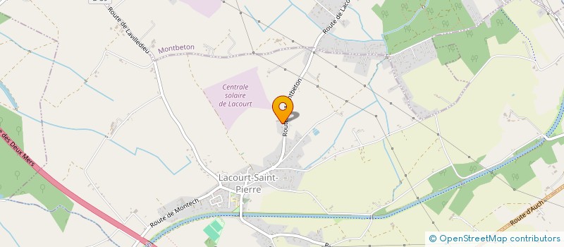 localisation de l'entreprise FRION FERMETURES  LACOURT-SAINT-PIERRE