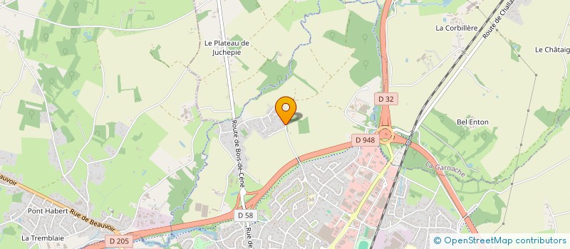 localisation de l'entreprise FRIOU-NAULLEAU à CHALLANS
