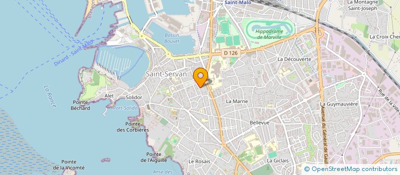 localisation de l'entreprise FRIOUL  SAINT-MALO