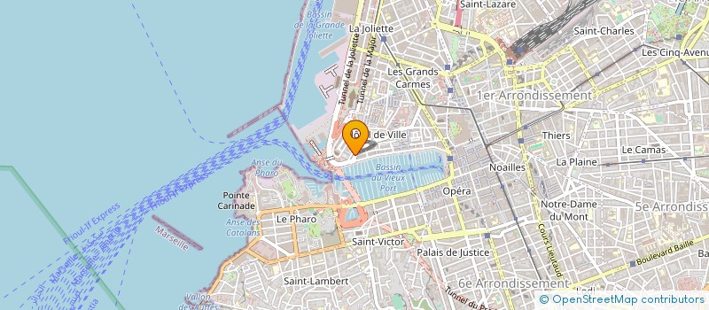 localisation de l'entreprise FRIOUL EN MER  MARSEILLE