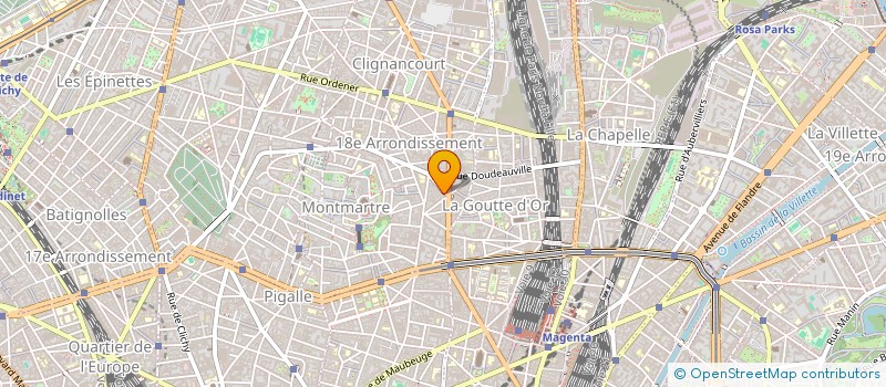 localisation de l'entreprise FRIP' CHIF'S  PARIS