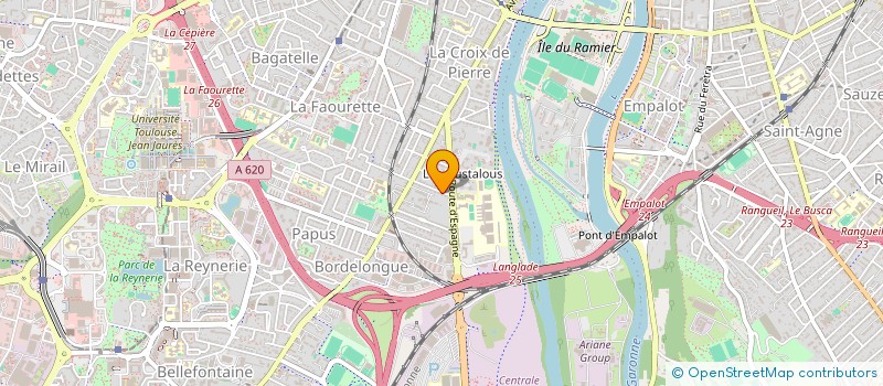 localisation de l'entreprise FRIP'ON à TOULOUSE