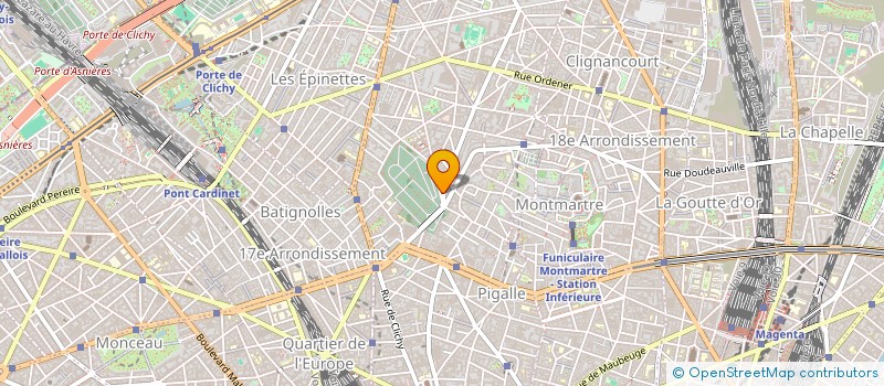 localisation de l'entreprise FRIPAR à PARIS