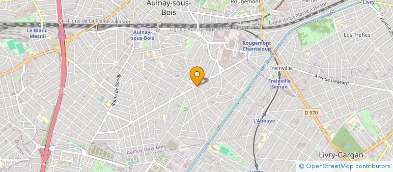 localisation de l'entreprise FRIPARIS à AULNAY-SOUS-BOIS