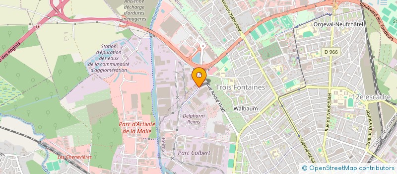 localisation de l'entreprise FRIPE EMMAUS à REIMS