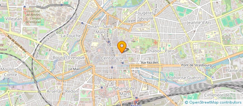 localisation de l'entreprise FRIPE MOOD STATES DE RENNES  RENNES