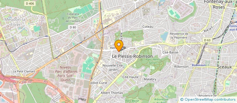 localisation de l'entreprise FRIPECO  LE PLESSIS-ROBINSON