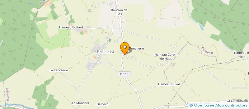 localisation de l'entreprise FRIPERIE BRIC A BRAC DU VIEUX MOULIN  BRILLEVAST