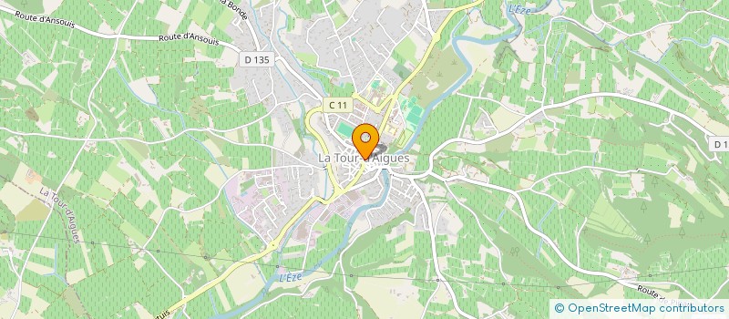 localisation de l'entreprise FRIPES & FRINGUES  LA TOUR-D'AIGUES