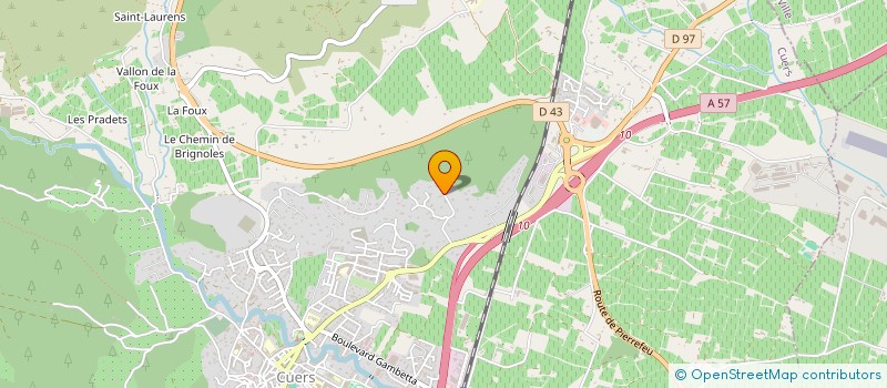 localisation de l'entreprise FRIPTEX ET RECYCLAGE  CUERS