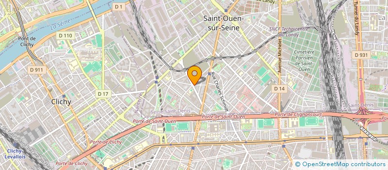 localisation de l'entreprise FRIS INTERNATIONAL SARL à SAINT-OUEN-SUR-SEINE
