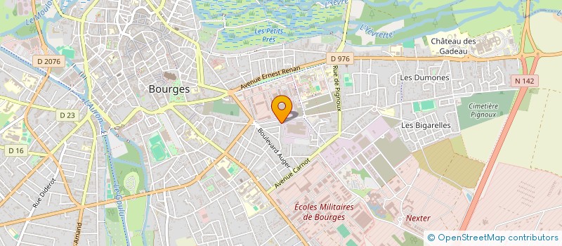 localisation de l'entreprise FRISA  BOURGES
