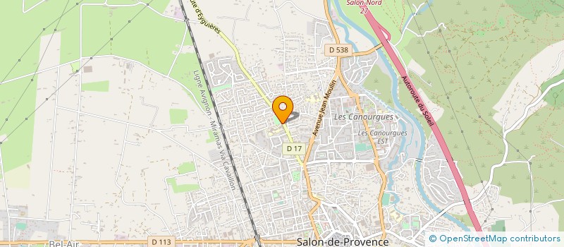 localisation de l'entreprise FRISACLE  SALON-DE-PROVENCE