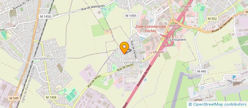 localisation de l'entreprise FRISAPUCINE  VENDEVILLE