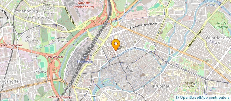 localisation de l'entreprise FRISCH à STRASBOURG