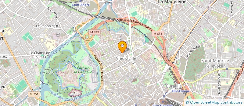 localisation de l'entreprise FRISCO à LILLE