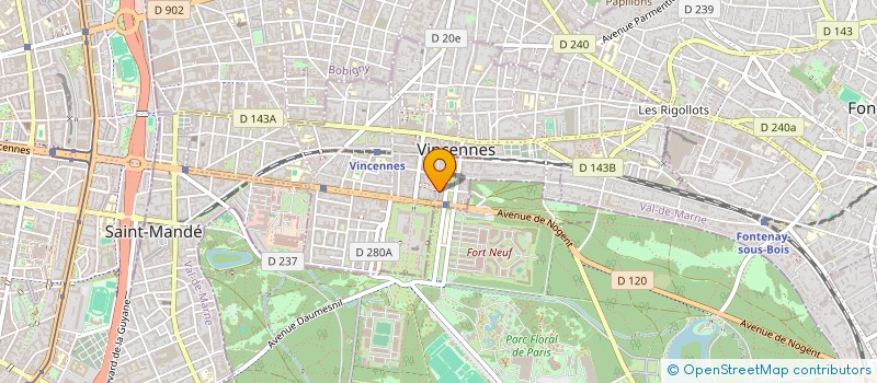localisation de l'entreprise FRISCO à VINCENNES