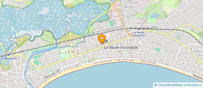 localisation de l'entreprise FRISELEM  LA BAULE-ESCOUBLAC
