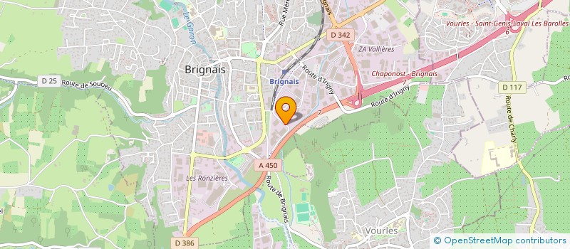 localisation de l'entreprise FRISELIS  BRIGNAIS