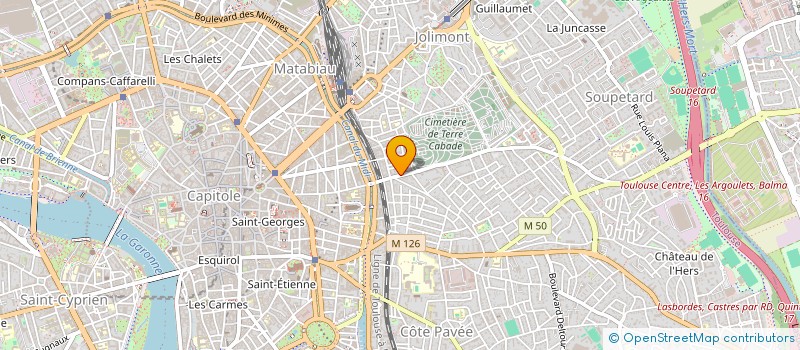 localisation de l'entreprise FRISH FRED                    MEDEC  TOULOUSE