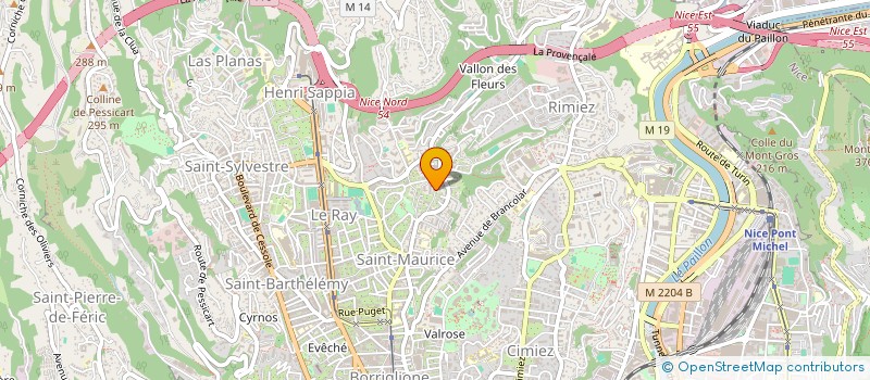 localisation de l'entreprise FRISKETTE à NICE
