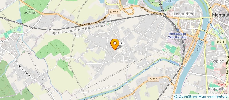 localisation de l'entreprise FRISON  MONTAUBAN