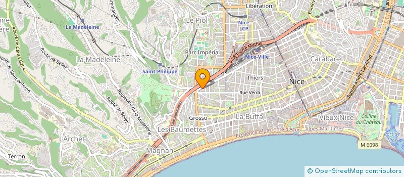 localisation de l'entreprise FRISON à NICE