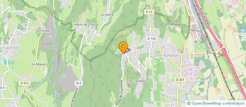 localisation de l'entreprise FRISON ROCHE  SAINT-BALDOPH