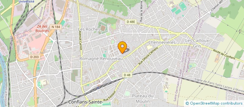 localisation de l'entreprise FRISOTECH à CONFLANS-SAINTE-HONORINE