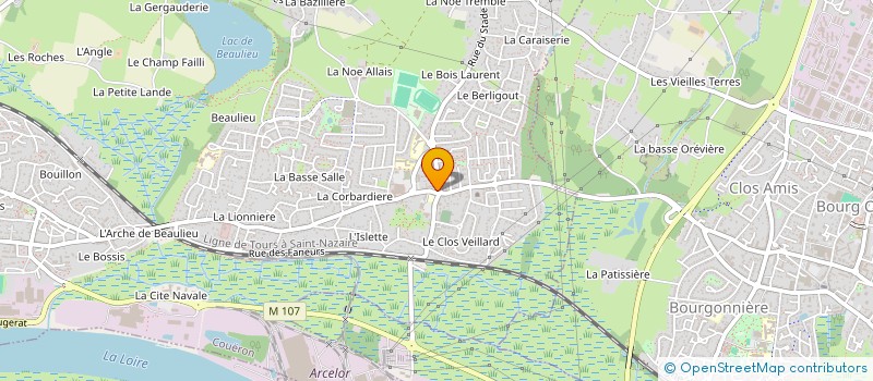 localisation de l'entreprise FRISSARD à COUERON