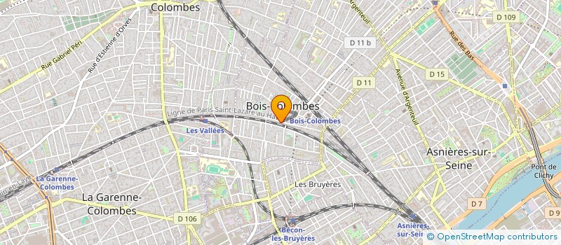 localisation de l'entreprise FRISSEN VERFOR  BOIS-COLOMBES