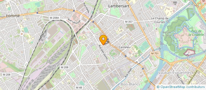 localisation de l'entreprise FRISSON DE REVE à LILLE