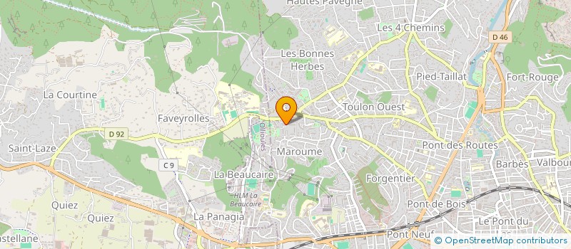 localisation de l'entreprise FRISSON PARACHUTISME à TOULON