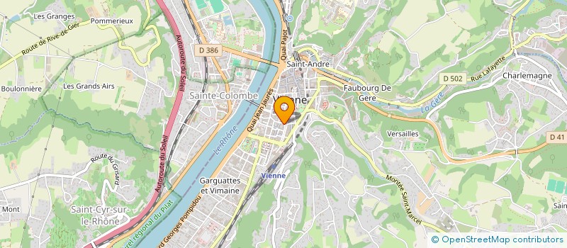 localisation de l'entreprise FRISSON SARL à VIENNE